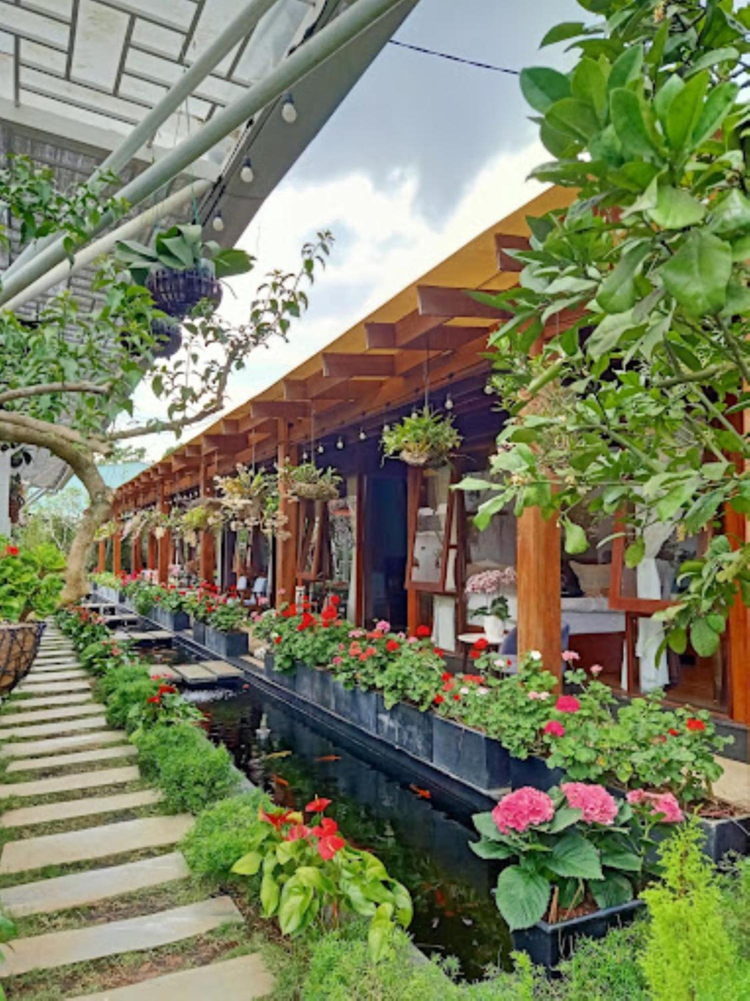 Vuon Tra Homestay Mang Den Kon Von Kla エクステリア 写真