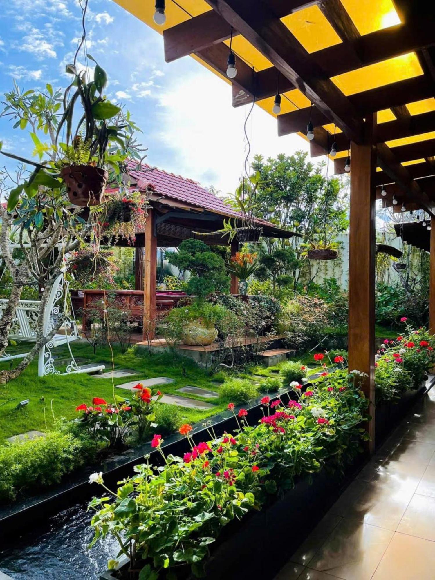 Vuon Tra Homestay Mang Den Kon Von Kla エクステリア 写真