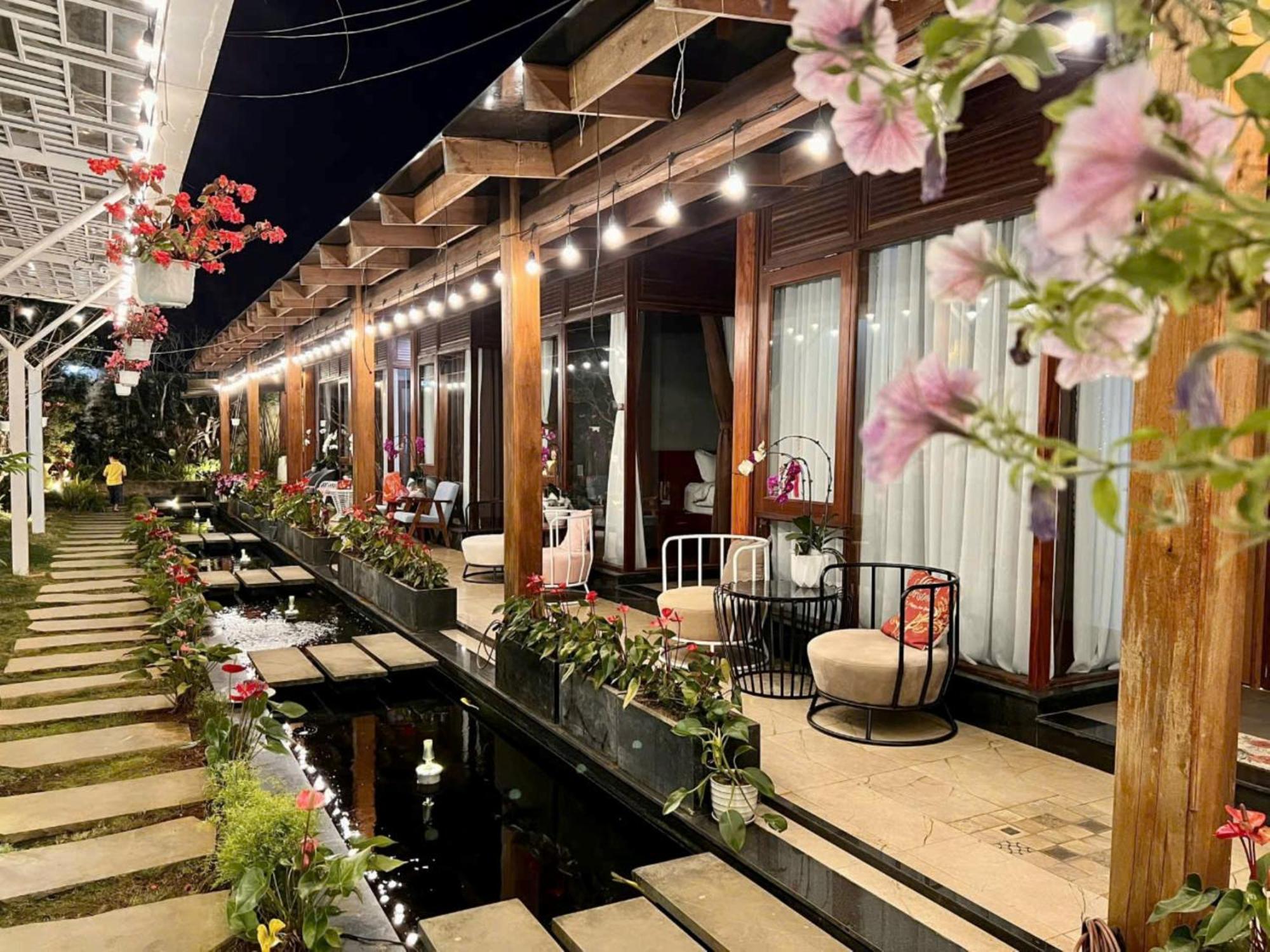 Vuon Tra Homestay Mang Den Kon Von Kla エクステリア 写真